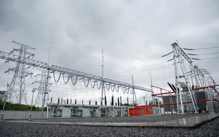 四川瀘州安寧變電站基建項目一次設備安裝